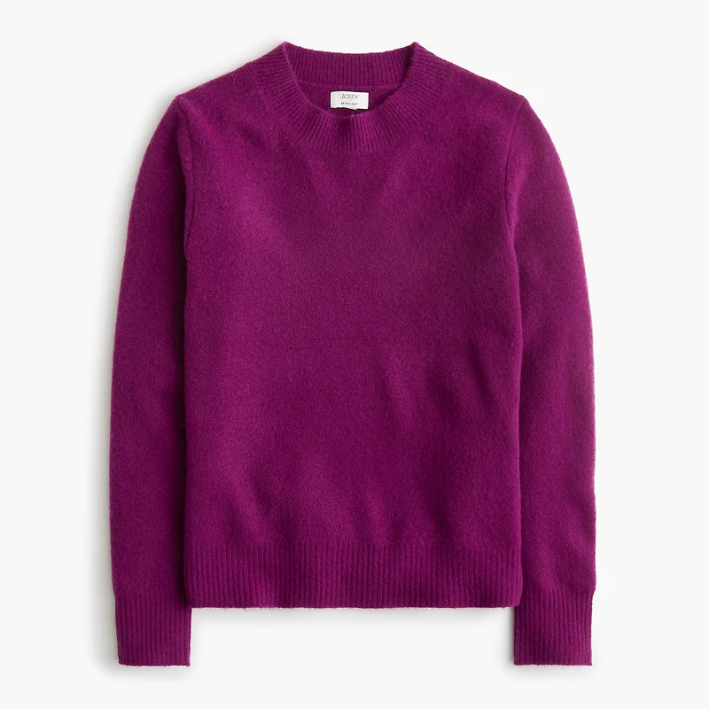 Crewneck sweater extra-soft yarn