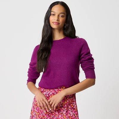 Crewneck sweater extra-soft yarn