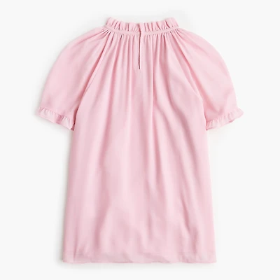 Short-sleeve ruffle top