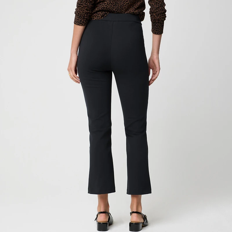 Ponte cropped pull-on pant