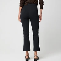 Ponte cropped pull-on pant