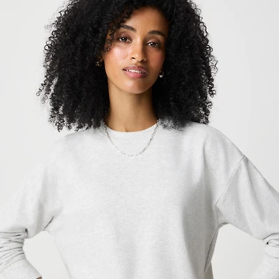 Crewneck sweatshirt cloudspun yarn