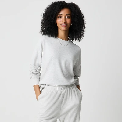 Crewneck sweatshirt cloudspun yarn