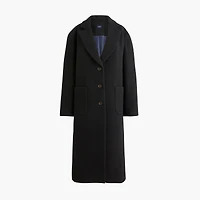 Wool-blend patch-pocket topcoat