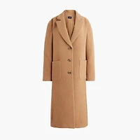 Wool-blend patch-pocket topcoat