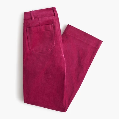 Corduroy Lizzie patch-pocket pant