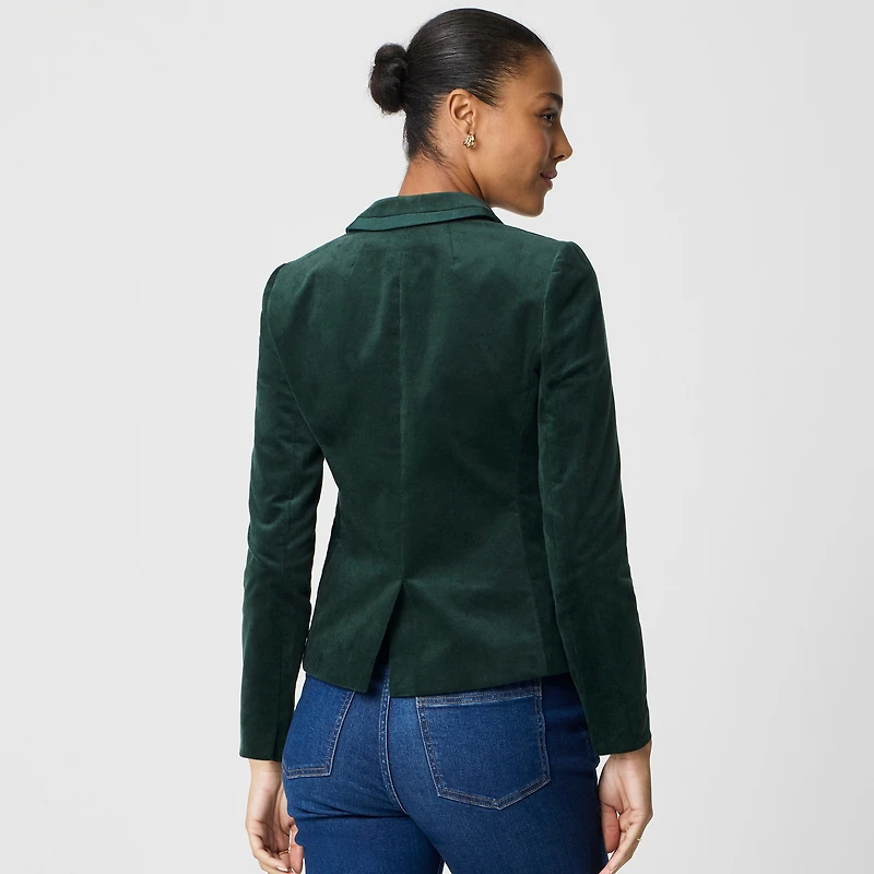 Velvet schoolboy blazer