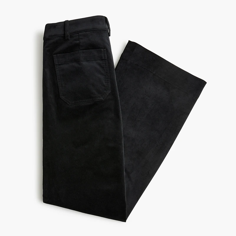 Velvet Lizzie patch-pocket pant