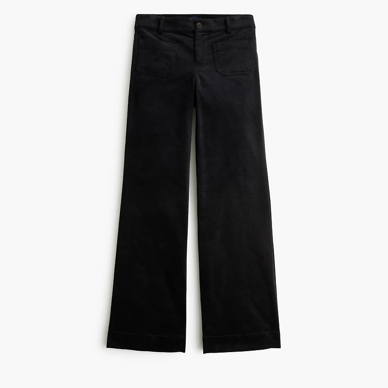 Velvet Lizzie patch-pocket pant