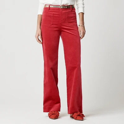 Velvet Lizzie patch-pocket pant