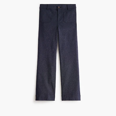 Tall sparkle-twill Lizzie patch-pocket pant