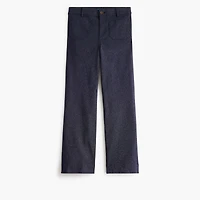 Sparkle-twill Lizzie patch-pocket pant