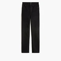 High-rise stovepipe black jean signature stretch+
