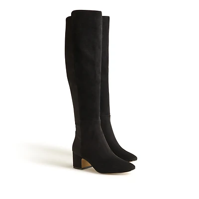Knee-high heeled boots