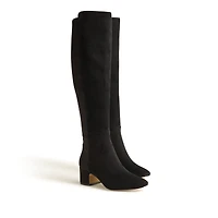 Knee-high heeled boots