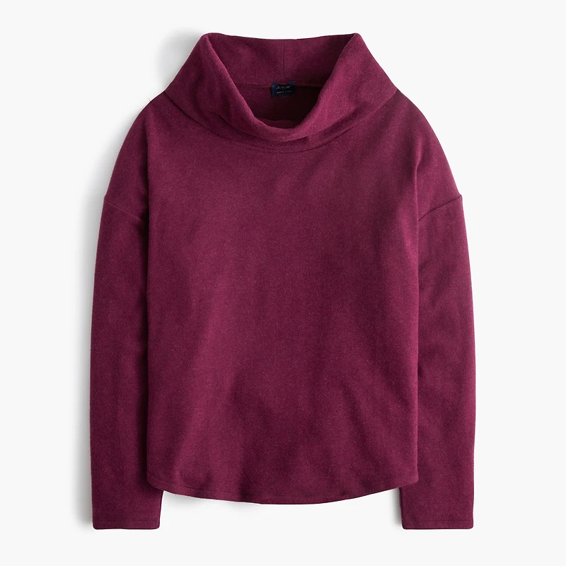 Cowlneck pullover cloudspun yarn