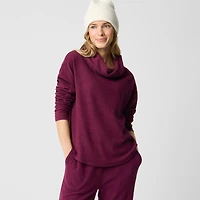 Cowlneck pullover cloudspun yarn