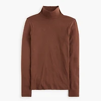 Long-sleeve everyday mockneck tee