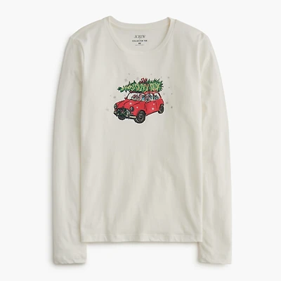 Long-sleeve gifts graphic tee