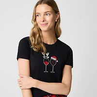 Holiday drinks graphic tee