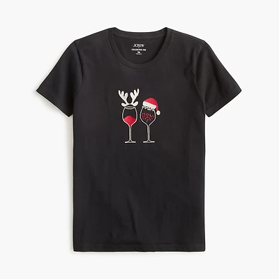 Holiday drinks graphic tee