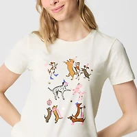 Party dogs graphic tee