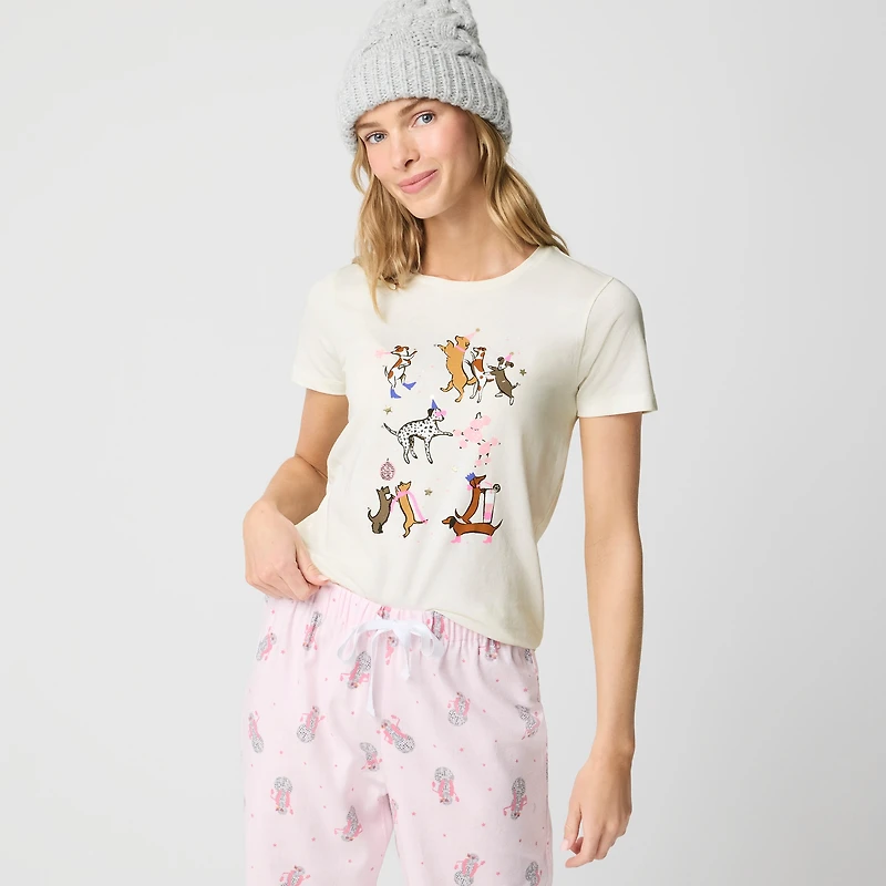 Party dogs graphic tee