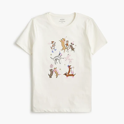 Party dogs graphic tee