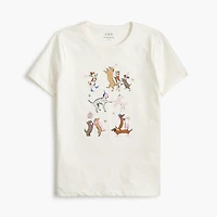 Party dogs graphic tee