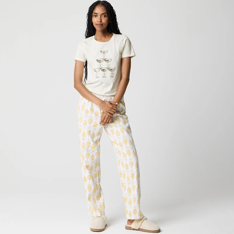 Champagne tower graphic tee