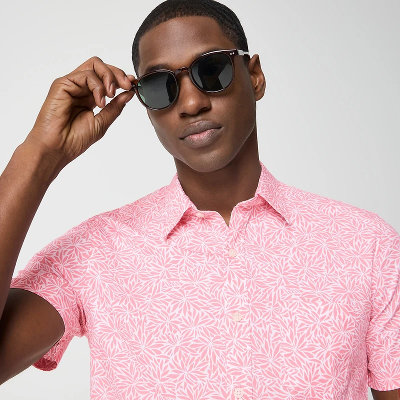 Printed flex casual shirt