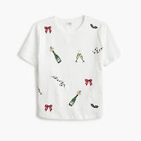 Embroidered party tee