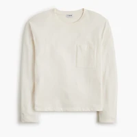 Long-sleeve pocket tee