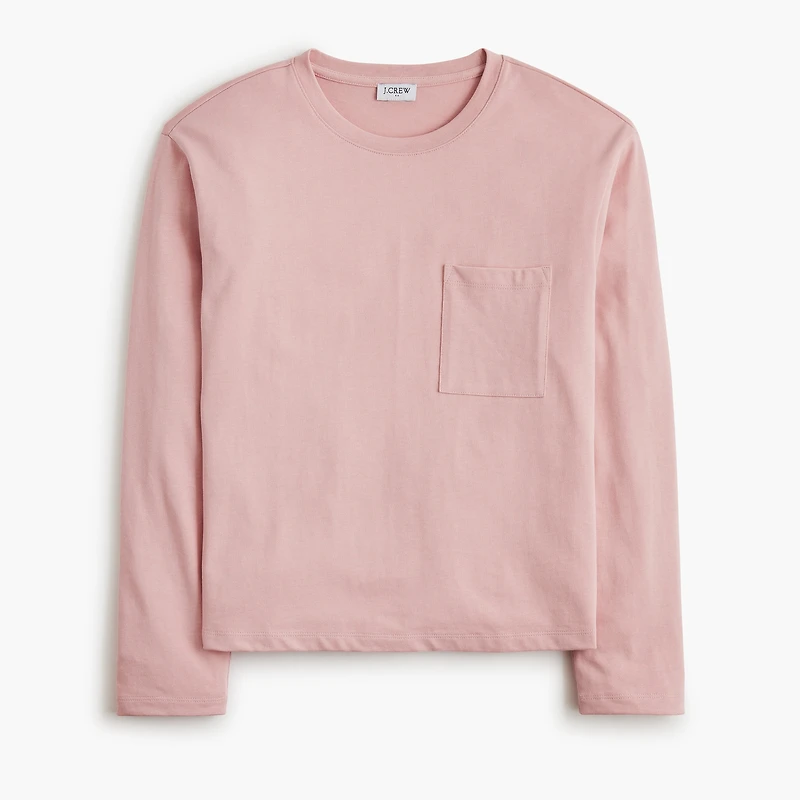 Long-sleeve pocket tee