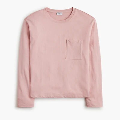 Long-sleeve pocket tee