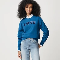 "Love" graphic sweatshirt