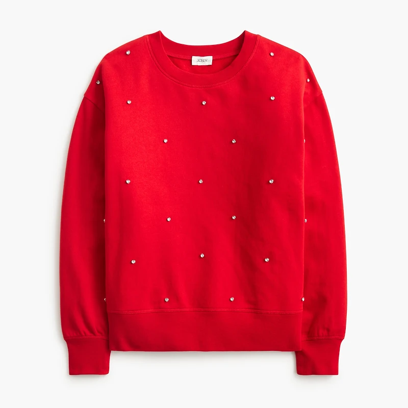 Gem-embellished sweatshirt