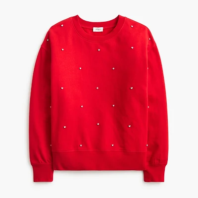 Gem-embellished sweatshirt