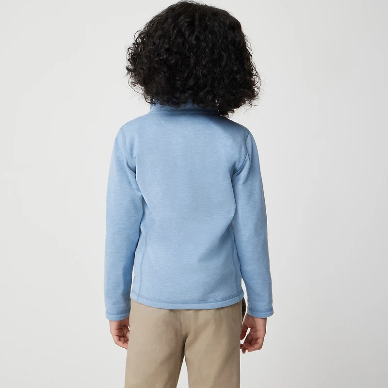 Boys' fleece-lined quarter-zip