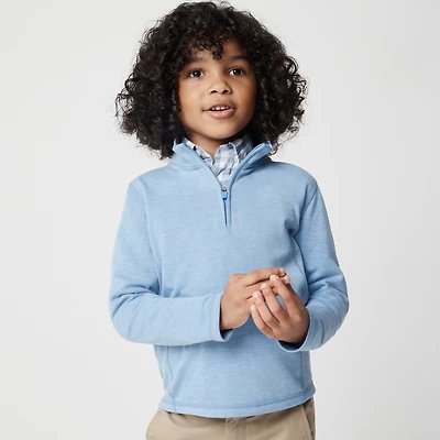 Boys' fleece-lined quarter-zip