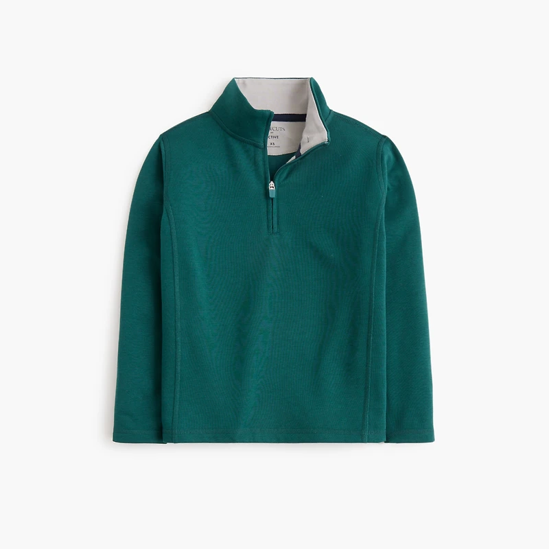 Boys' fleece-lined quarter-zip