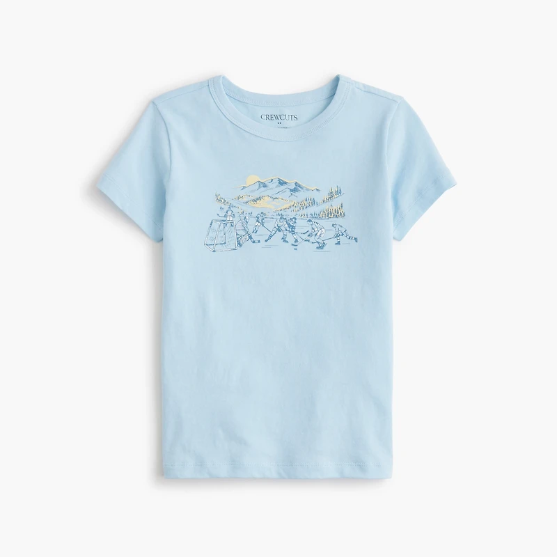 Boys' ice hockey graphic tee