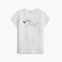 Boys' Valentine's shark graphic tee