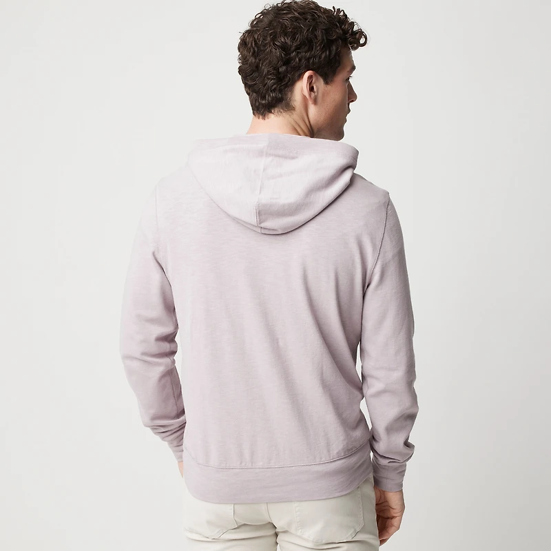 Slub cotton hoodie