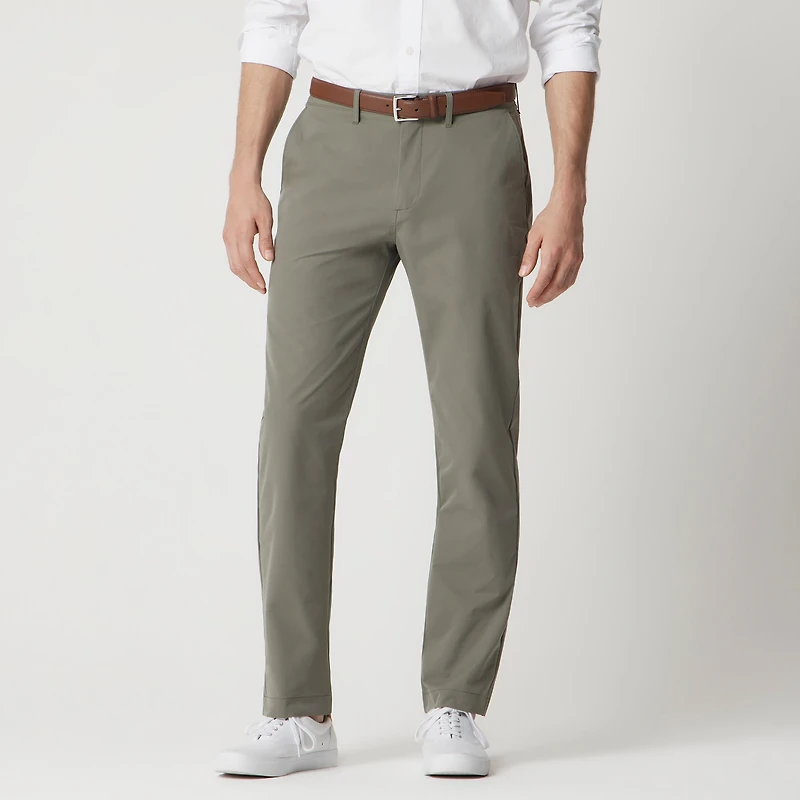 Straight-fit tech chino pant