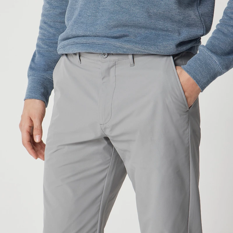 Straight-fit tech chino pant