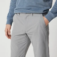 Straight-fit tech chino pant
