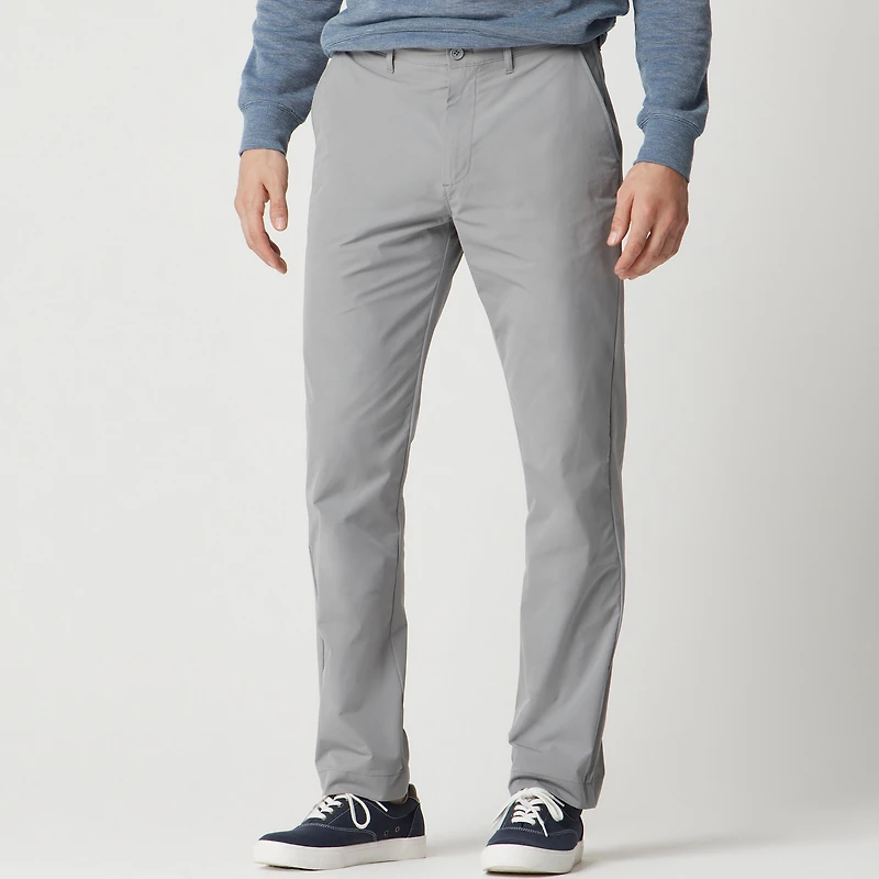 Straight-fit tech chino pant