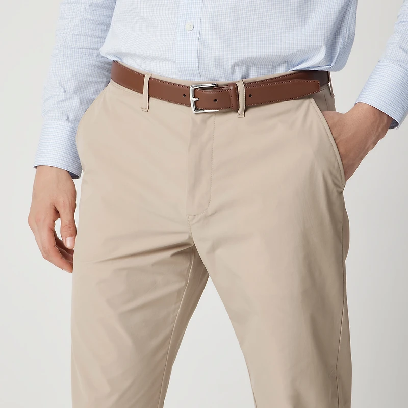 Straight-fit tech chino pant