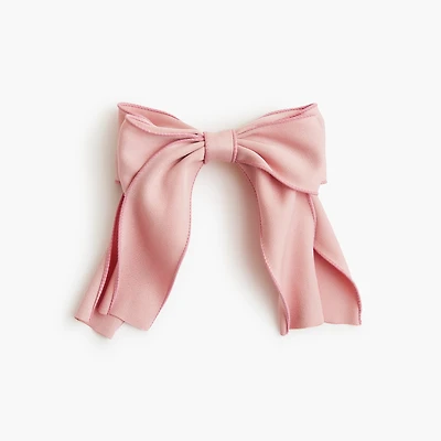 Two-tone bow barrette